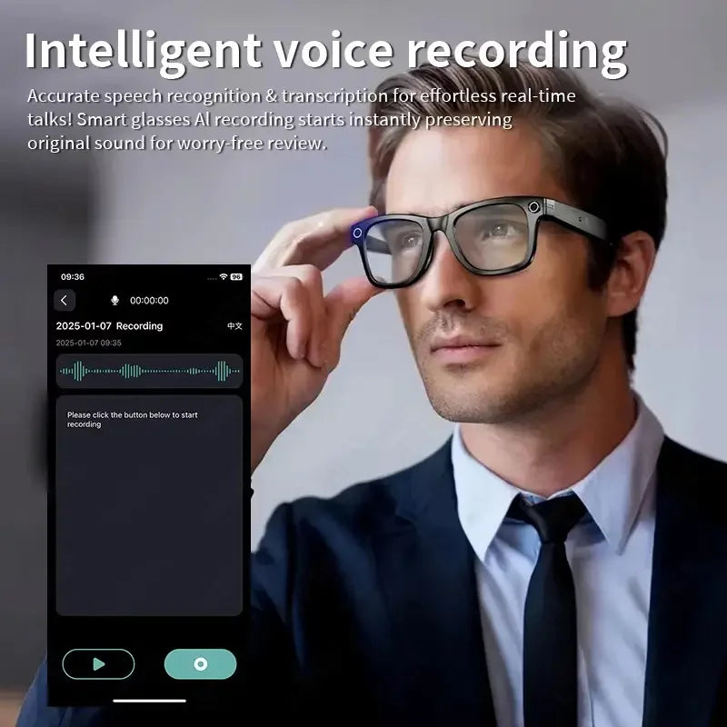 NexoraVision Pro — משקפיים חכמות עם מצלמה מובנית