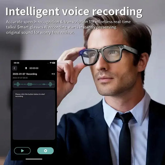 NexoraVision Pro — משקפיים חכמות עם מצלמה מובנית